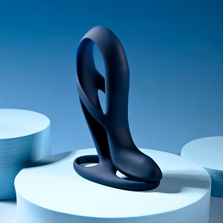 Zero Tolerance BIG TIME - Navy Blue USB Rechargeable Vibrating Penis Sleeve with Wireless Remote – Sex toys NZ by Naughtyhut. Discreet delivery nationwide.