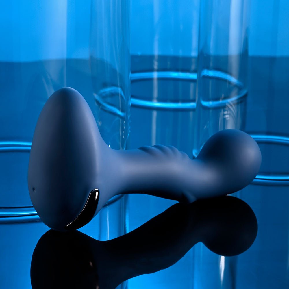 Zero Tolerance BLUE OASIS - Blue 12.3 cm USB Rechargeable Vibrating Anal Plug – Sex toys NZ by Naughtyhut. Discreet delivery nationwide.