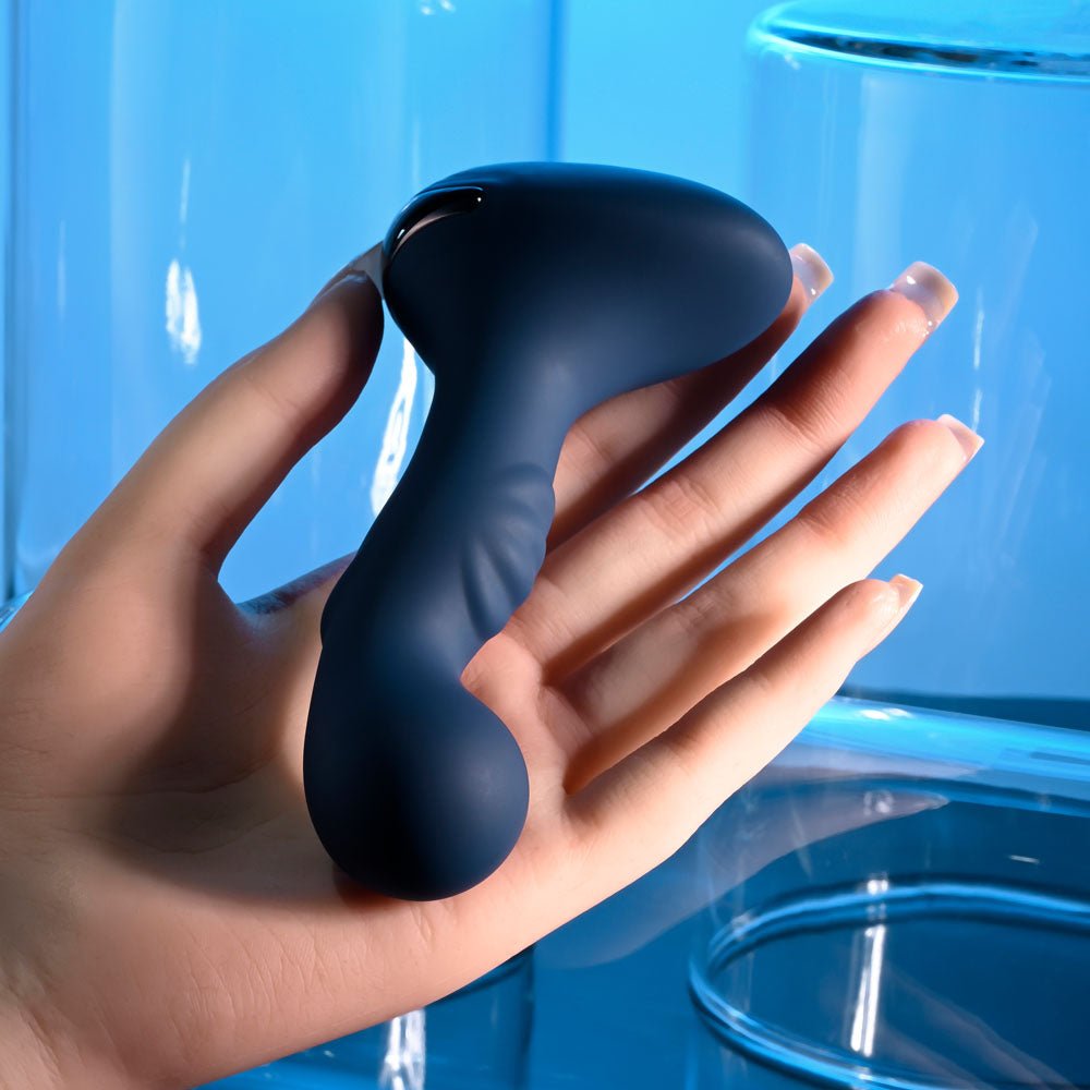Zero Tolerance BLUE OASIS - Blue 12.3 cm USB Rechargeable Vibrating Anal Plug – Sex toys NZ by Naughtyhut. Discreet delivery nationwide.