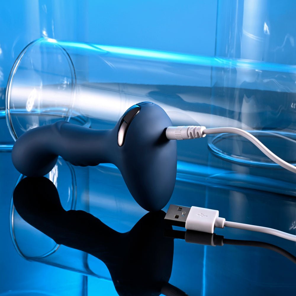 Buy Zero Tolerance BLUE OASIS - Blue 12.3 cm USB Rechargeable Vibrating Anal Plug – Naughtyhut NZ sex toys online. Discreet delivery & top brands.