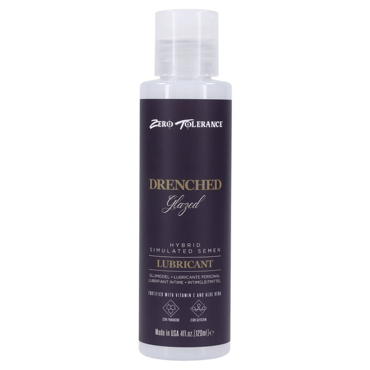 Zero Tolerance DRENCHED GLAZED - Hybrid Cum Lubricant - 120 ml Bottle – Sex toys NZ by Naughtyhut. Discreet delivery nationwide.