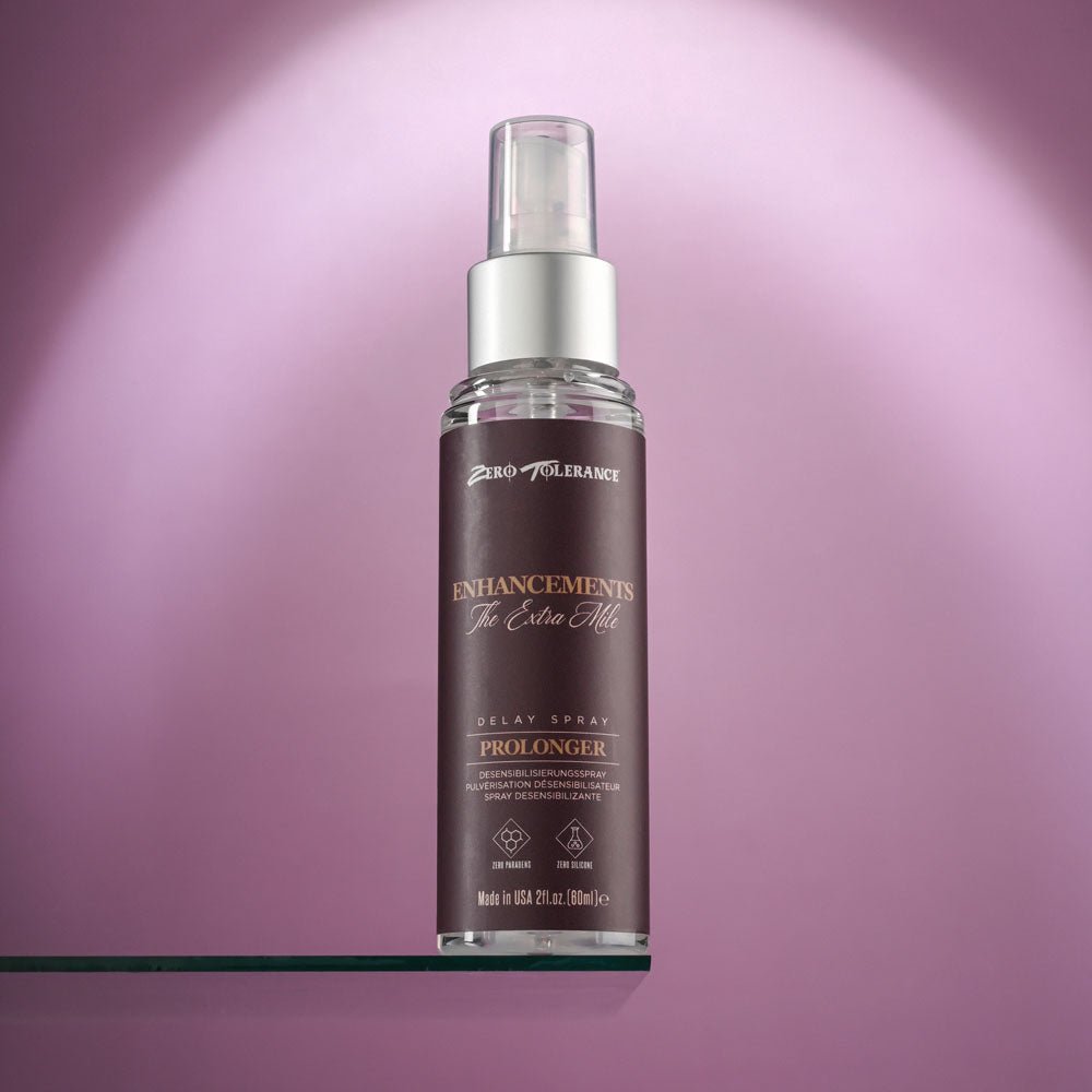 Buy Zero Tolerance Enhancements - The Extra Mile - Delay Spray for Men - 60 ml Spray – Naughtyhut NZ sex toys online. Discreet delivery & top brands.