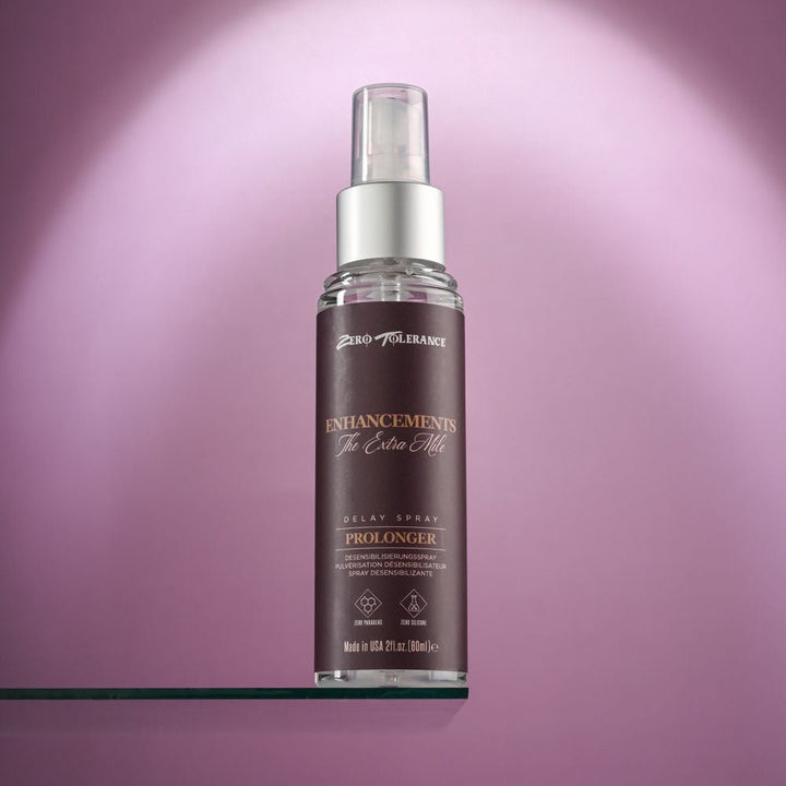 Zero Tolerance Enhancements - The Extra Mile - Delay Spray for Men - 60 ml Spray – Sex toys NZ by Naughtyhut. Discreet delivery nationwide.