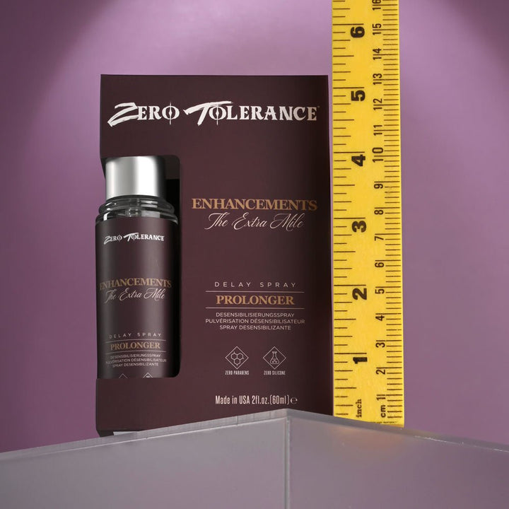Zero Tolerance Enhancements - The Extra Mile - Delay Spray for Men - 60 ml Spray – Sex toys NZ by Naughtyhut. Discreet delivery nationwide.