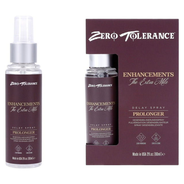Buy Zero Tolerance Enhancements - The Extra Mile - Delay Spray for Men - 60 ml Spray – Naughtyhut NZ sex toys online. Discreet delivery & top brands.