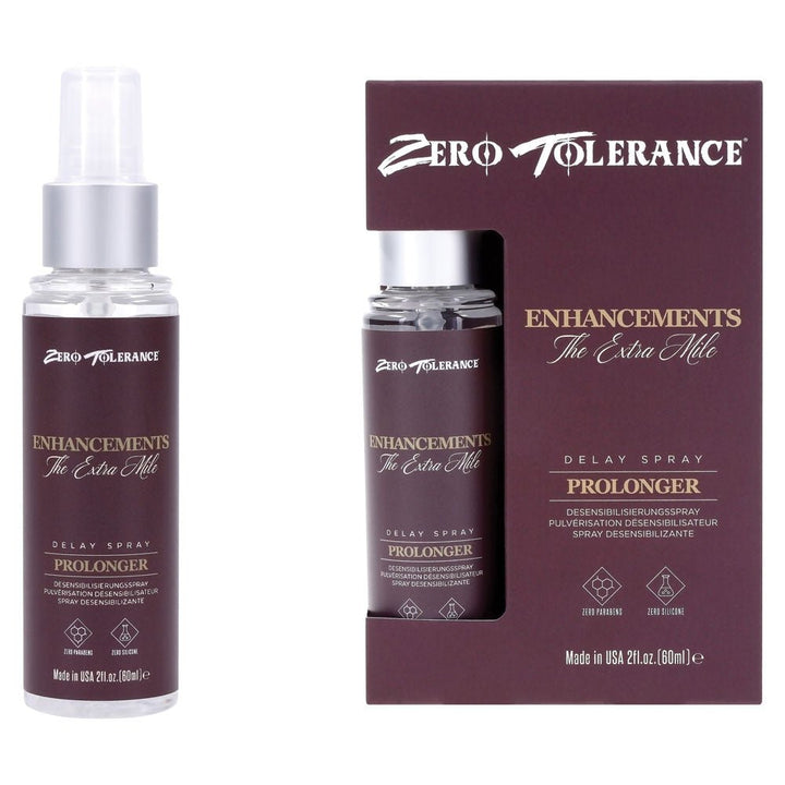 Zero Tolerance Enhancements - The Extra Mile - Delay Spray for Men - 60 ml Spray – Sex toys NZ by Naughtyhut. Discreet delivery nationwide.