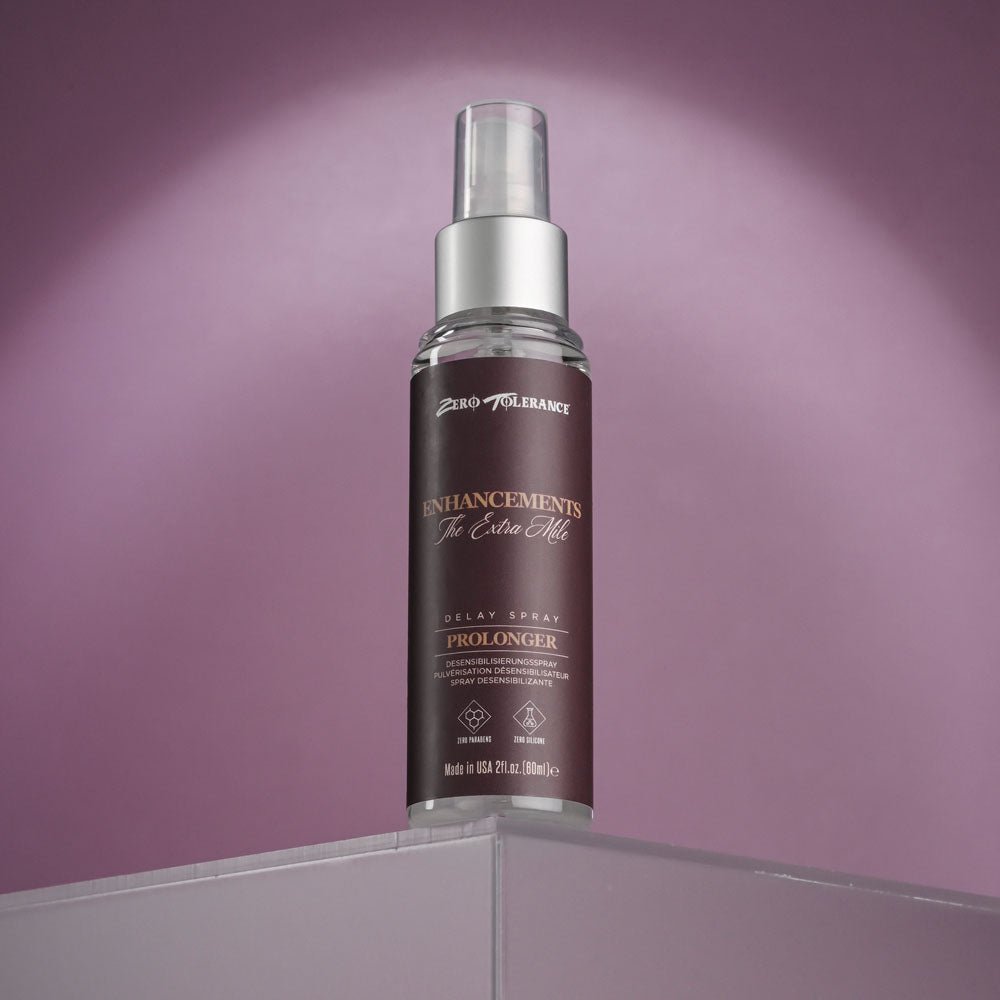 Buy Zero Tolerance Enhancements - The Extra Mile - Delay Spray for Men - 60 ml Spray – Naughtyhut NZ sex toys online. Discreet delivery & top brands.