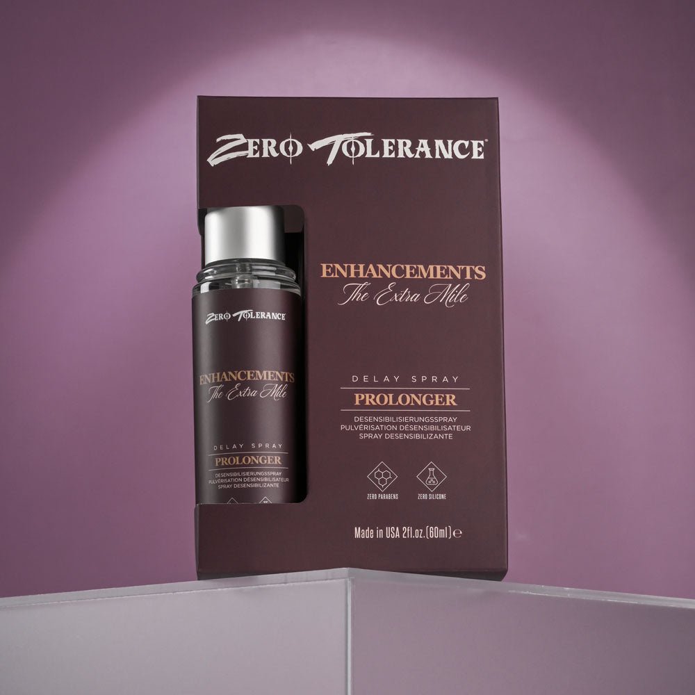 Zero Tolerance Enhancements - The Extra Mile - Delay Spray for Men - 60 ml Spray – Sex toys NZ by Naughtyhut. Discreet delivery nationwide.