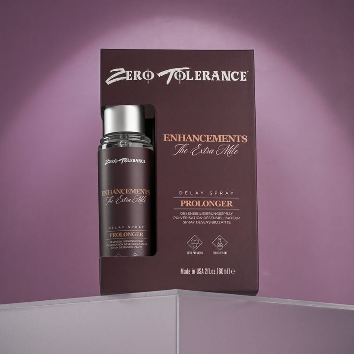Zero Tolerance Enhancements - The Extra Mile - Delay Spray for Men - 60 ml Spray – Sex toys NZ by Naughtyhut. Discreet delivery nationwide.