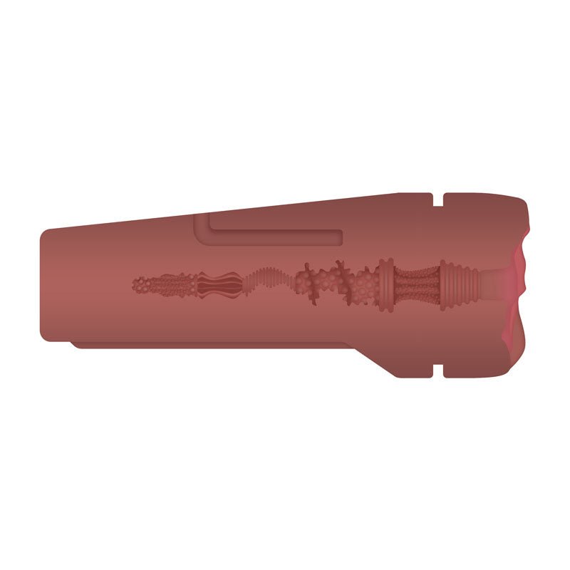 Zero Tolerance GRIP IT DARK - Brown Vagina Stroker – Sex toys NZ by Naughtyhut. Discreet delivery nationwide.