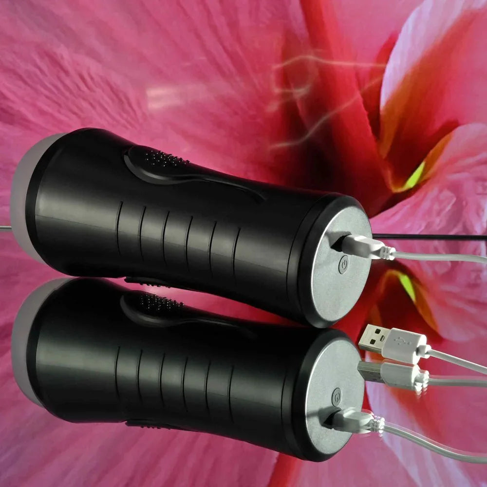 Hold Tight strokers with the USB charging cable plugged into the base