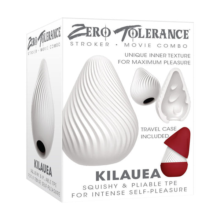 Zero Tolerance KILAUEA - White Mini Stroker Egg – Sex toys NZ by Naughtyhut. Discreet delivery nationwide.