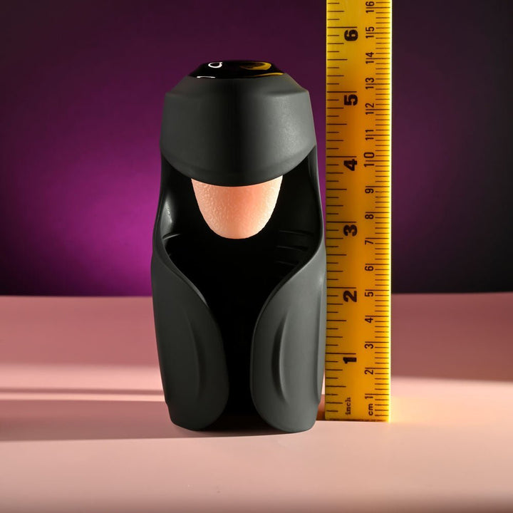 Zero Tolerance LICK THE TIP - Black USB Rechargeable Vibrating & Flicking Masturbator – Sex toys NZ by Naughtyhut. Discreet delivery nationwide.