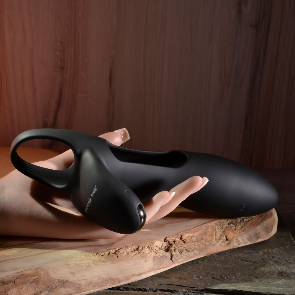 Zero Tolerance NAUTILUS - Black USB Rechargeable Vibrating Penis Extender Sleeve – Sex toys NZ by Naughtyhut. Discreet delivery nationwide.