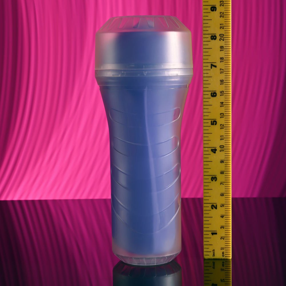 Buy Zero Tolerance POP ON THE GLOW - Glow in Dark Purple Vagina Stroker – Naughtyhut NZ sex toys online. Discreet delivery & top brands.