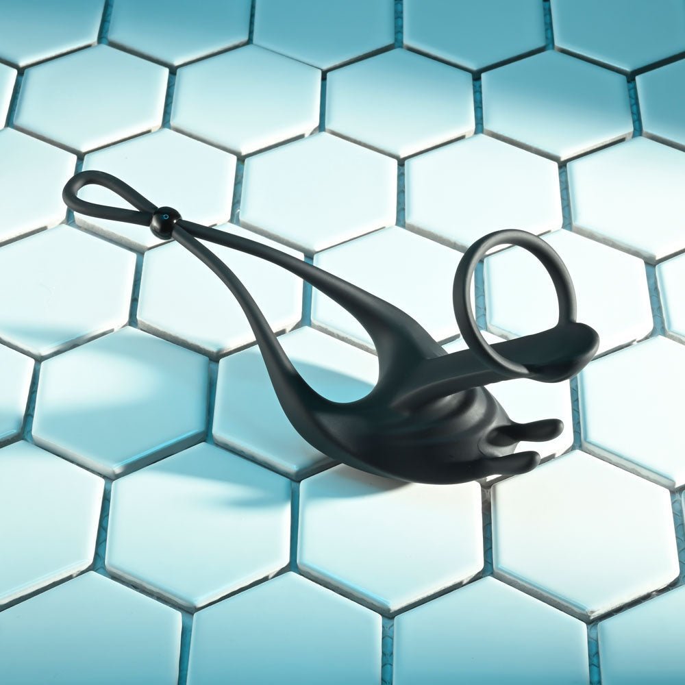 Zero Tolerance SADDLE UP - Black USB Rechargeable Vibrating Cock & Ball Rings – Sex toys NZ by Naughtyhut. Discreet delivery nationwide.