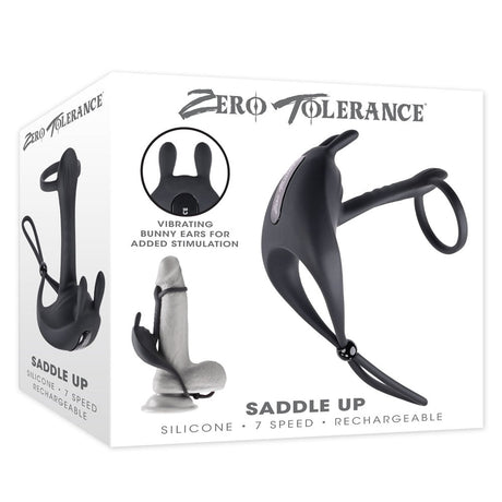 Buy Zero Tolerance SADDLE UP - Black USB Rechargeable Vibrating Cock & Ball Rings at NZ’s Mega Adult Toys Store. Discover premium sex toys with discreet shipping at the best price in NZ
