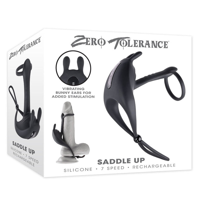 Buy Zero Tolerance SADDLE UP - Black USB Rechargeable Vibrating Cock & Ball Rings at NZ’s Mega Adult Toys Store. Discover premium sex toys with discreet shipping at the best price in NZ