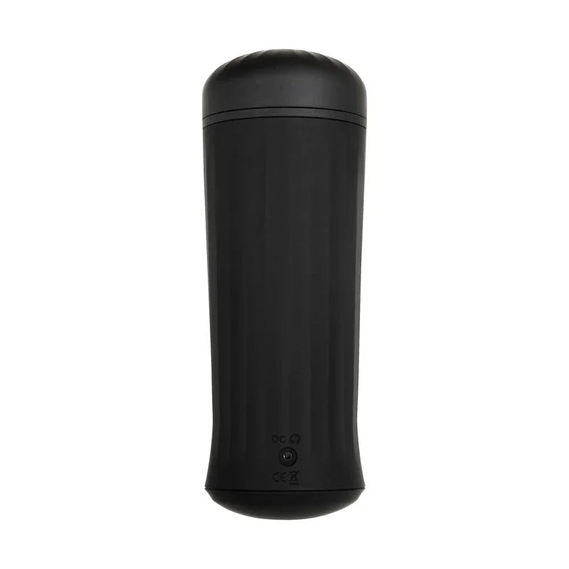The black stroker case alone with the end cap closed