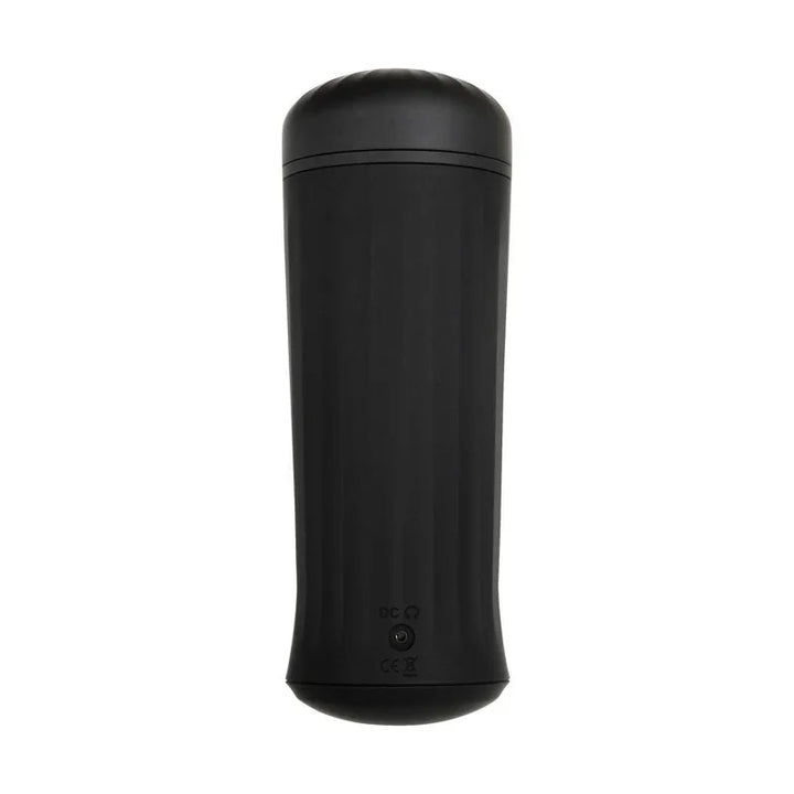 The black stroker case alone with the end cap closed