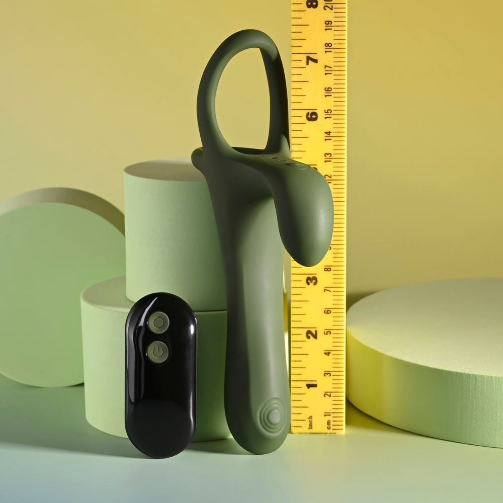 Buy Zero Tolerance STRAP, TAP & GO - Green USB Rechargeable Vibrating & Tapping Penis Sleeve with Wireless Remote – Naughtyhut NZ sex toys online. Discreet delivery & top brands.