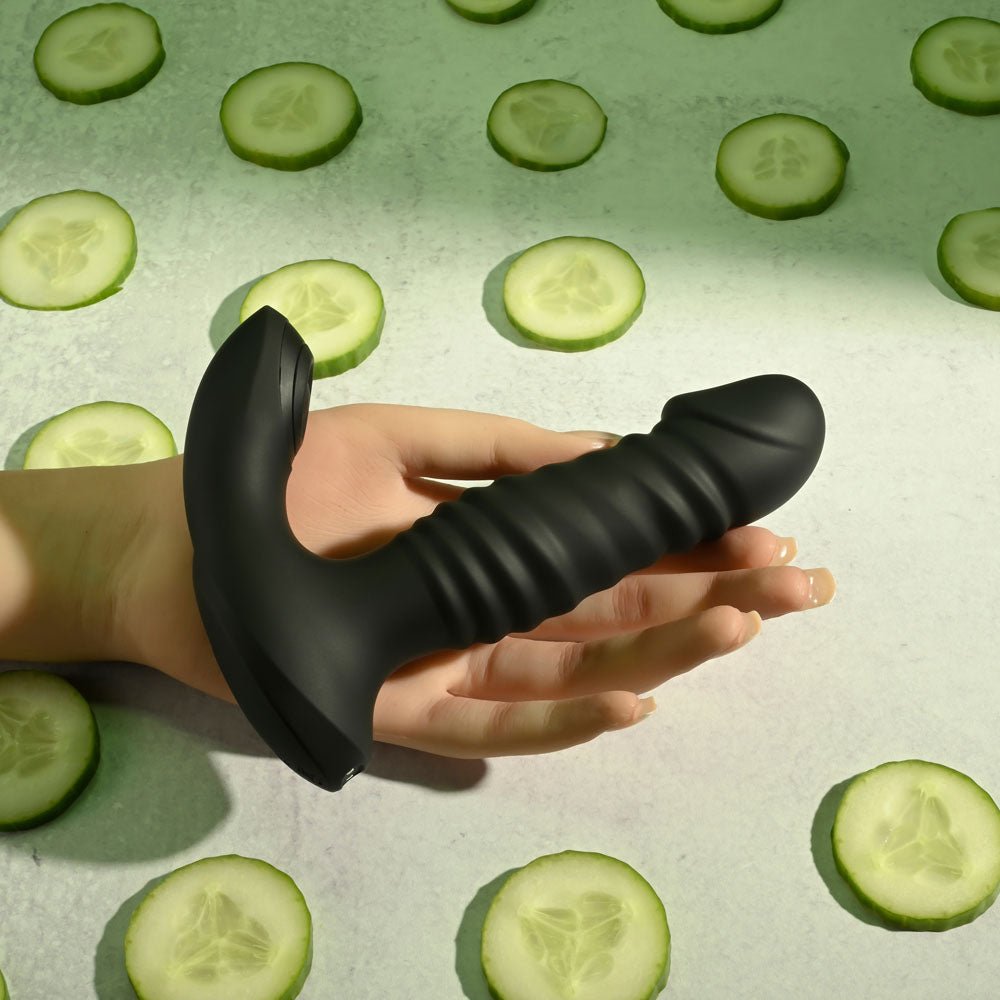 Buy Zero Tolerance STRIKER - Black 16.4 cm USB Rechargeable Thrusting Anal Vibrator with Wireless Remote Control at NZ’s Mega Adult Toys Store. Discover premium sex toys with discreet shipping at the best price in NZ