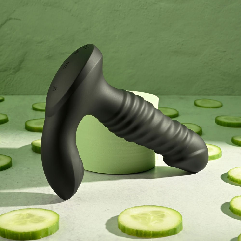 Buy Zero Tolerance STRIKER - Black 16.4 cm USB Rechargeable Thrusting Anal Vibrator with Wireless Remote Control at NZ’s Mega Adult Toys Store. Discover premium sex toys with discreet shipping at the best price in NZ