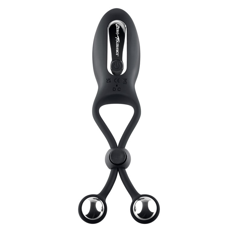 Zero Tolerance THE BIG BANG - Black USB Rechargeable Vibrating Lasso Cock Ring – Sex toys NZ by Naughtyhut. Discreet delivery nationwide.