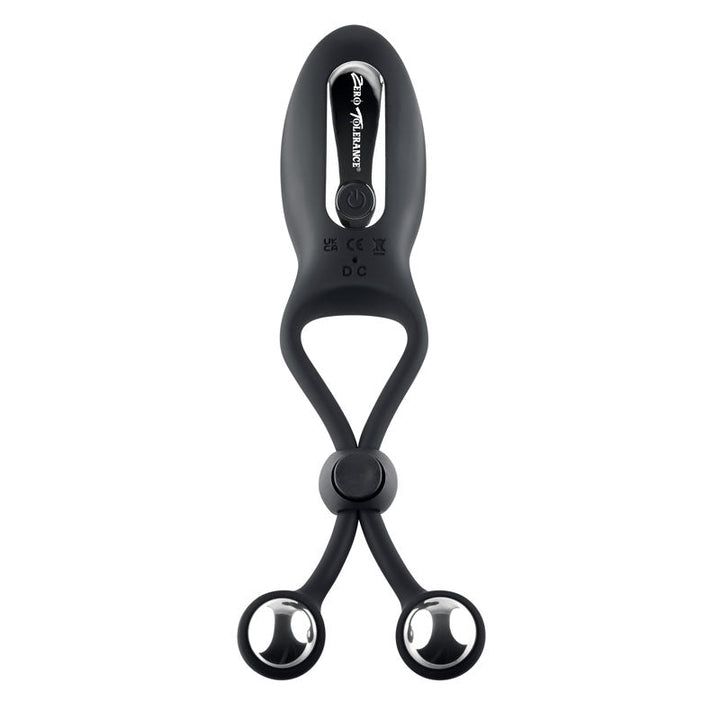 Zero Tolerance THE BIG BANG - Black USB Rechargeable Vibrating Lasso Cock Ring – Sex toys NZ by Naughtyhut. Discreet delivery nationwide.