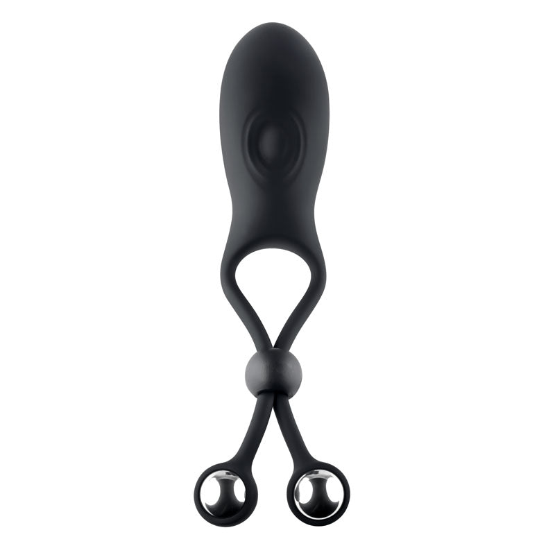 Zero Tolerance THE BIG BANG - Black USB Rechargeable Vibrating Lasso Cock Ring – Sex toys NZ by Naughtyhut. Discreet delivery nationwide.
