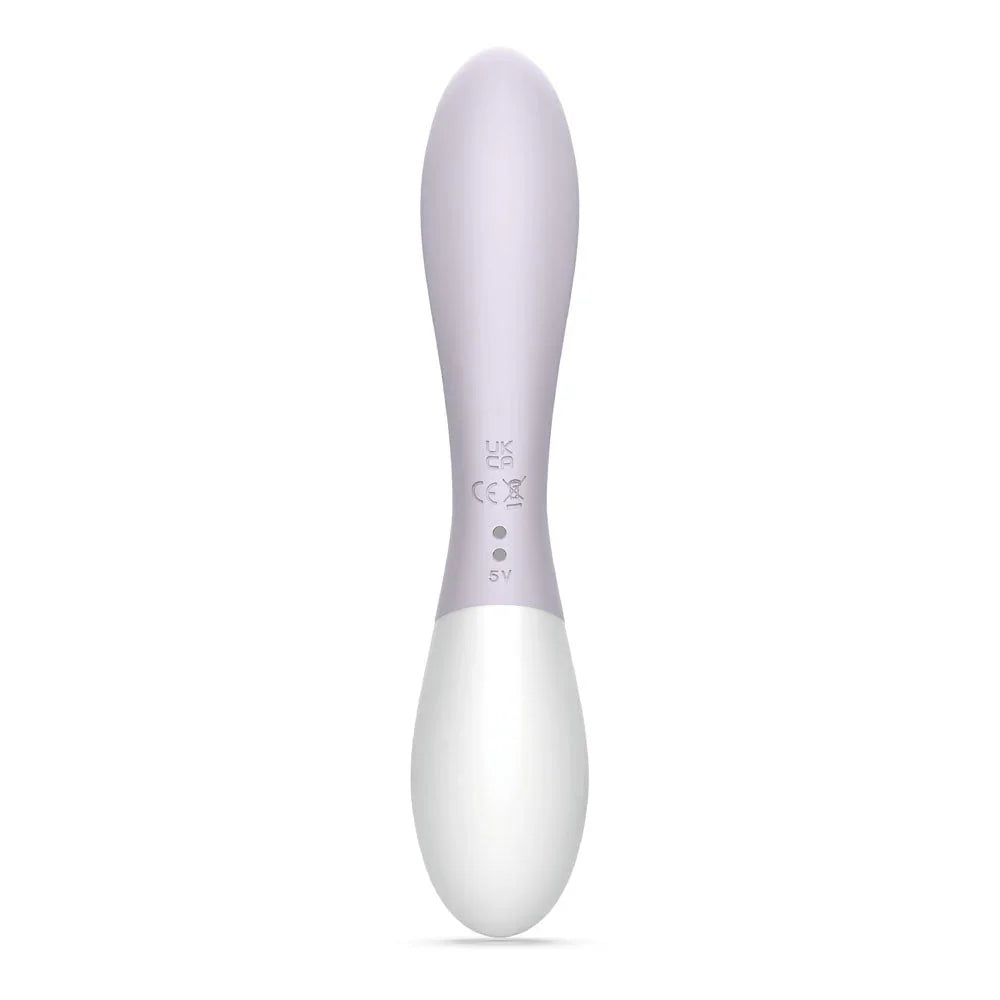Zini Dew from the back, shaft markings visible above the white handle