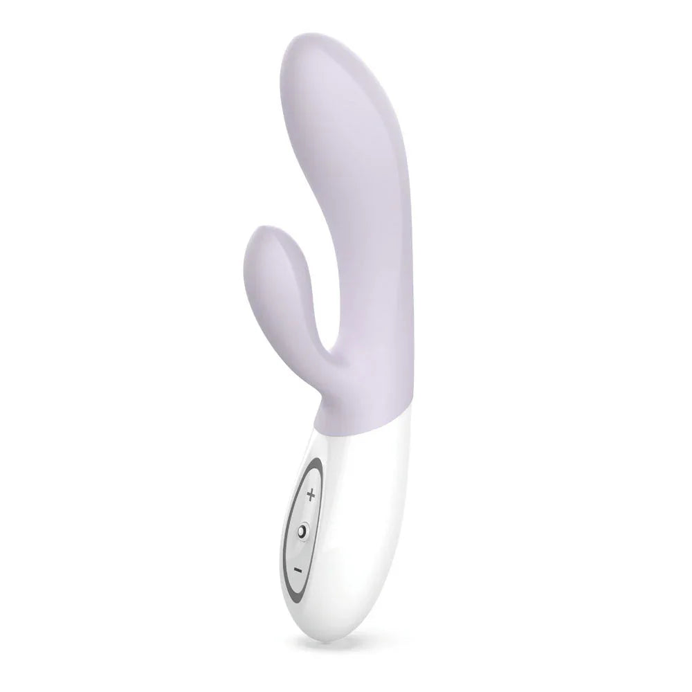 Zini Dew in pale lilac, front view showing the oval control panel