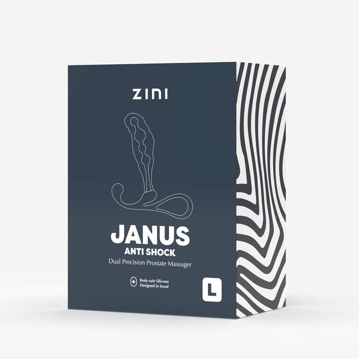 Zini Janus Anti Shock - Large - Black Large Prostate Massager – Sex toys NZ by Naughtyhut. Discreet delivery nationwide.
