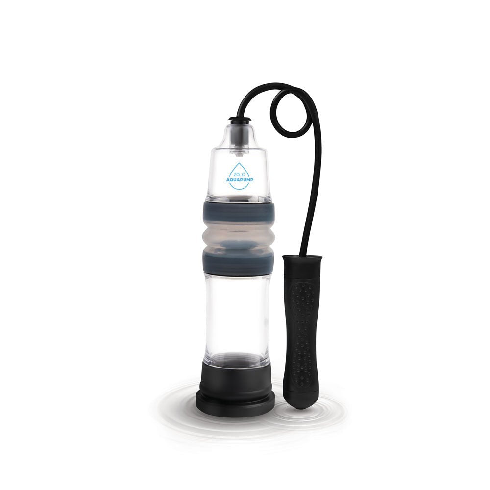 Buy Zolo Aquapump Auto Pro - Clear Auto Water Penis Pump – Naughtyhut NZ sex toys online. Discreet delivery & top brands.