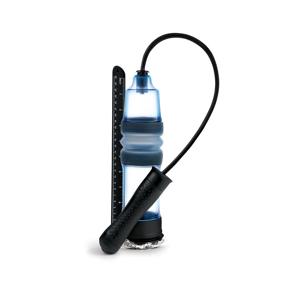 Buy Zolo Aquapump Compact Auto - Blue Auto Water Penis Pump – Naughtyhut NZ sex toys online. Discreet delivery & top brands.