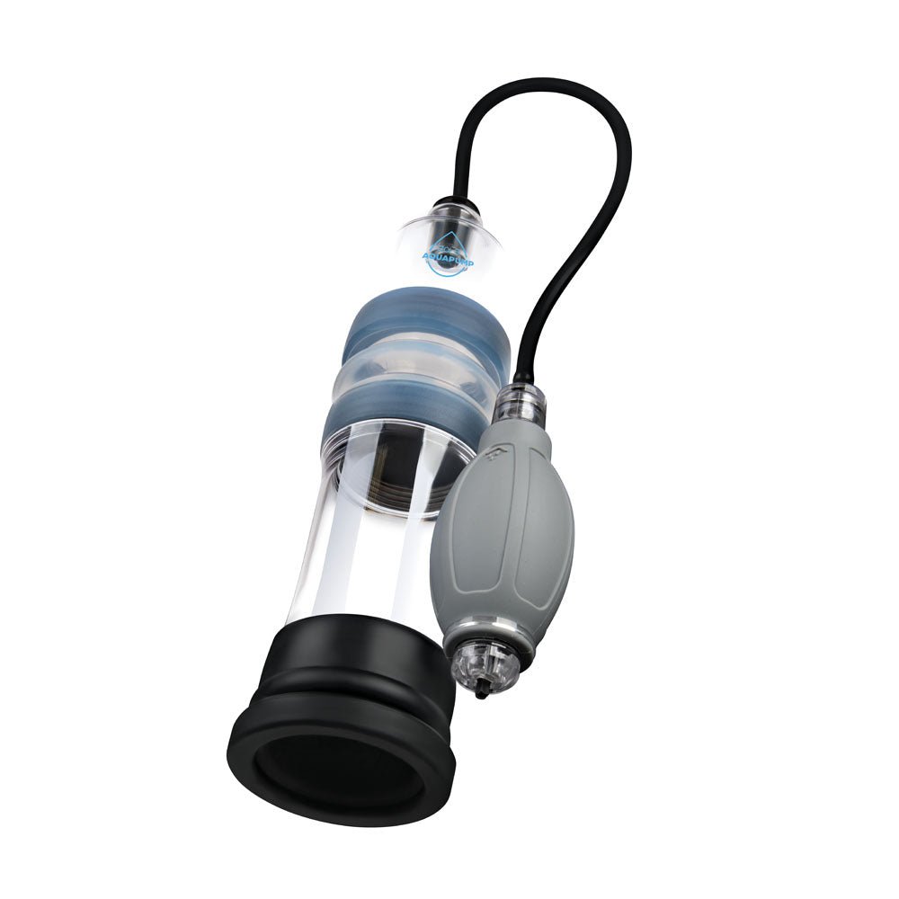 Buy Zolo Aquapump Compact - Clear Water Penis Pump – Naughtyhut NZ sex toys online. Discreet delivery & top brands.