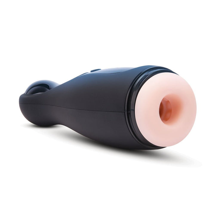 Buy Zolo Blowpin - Flesh USB Rechargeable Auto Sucking and Vibrating Masturbator – Naughtyhut NZ sex toys online. Discreet delivery & top brands.