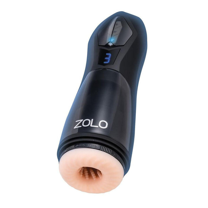Zolo Lift Off - Flesh USB Rechargeable Vibrating and Thrusting Auto Stroker – Sex toys NZ by Naughtyhut. Discreet delivery nationwide.