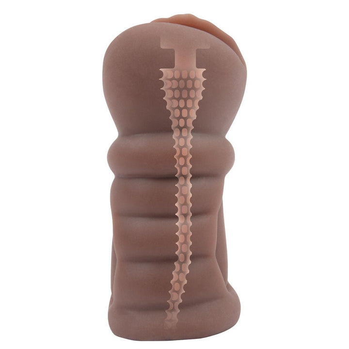 Buy Zolo Stroke Off Diva Pussy Stroker - Brown Vagina Stroker – Naughtyhut NZ sex toys online. Discreet delivery & top brands.