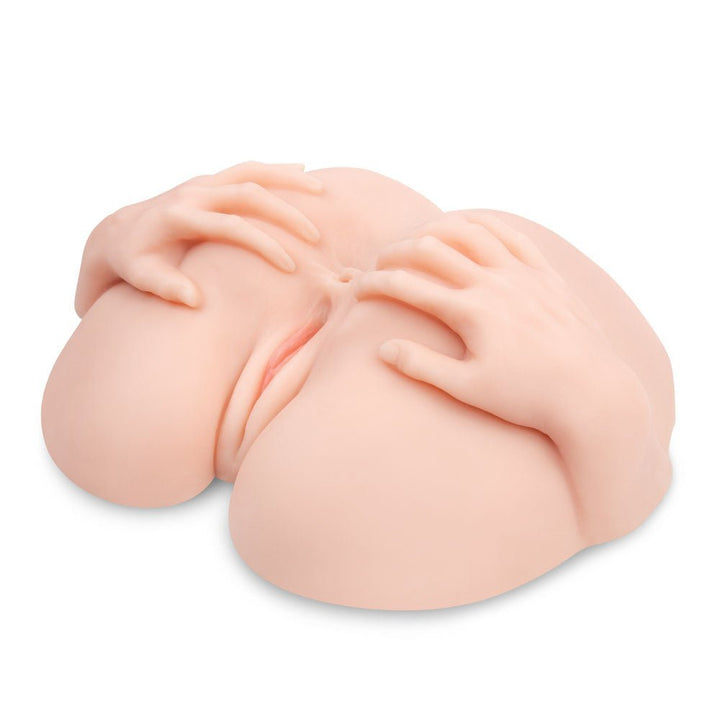 Zolo Stroke Off Vibrating Spread Wide Pussy & Ass - Flesh Lifesize Vibrating Doggy Style Masturbator – Sex toys NZ by Naughtyhut. Discreet delivery nationwide.