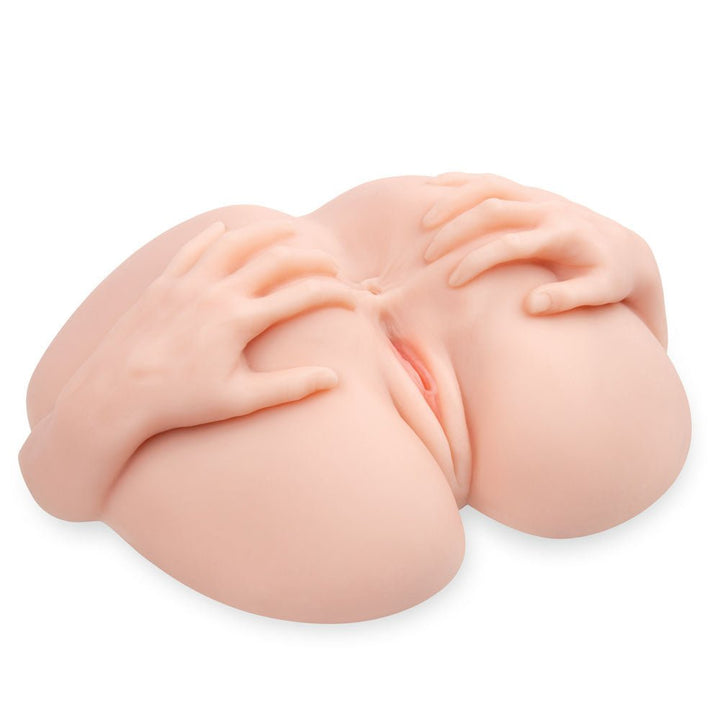 Zolo Stroke Off Vibrating Spread Wide Pussy & Ass - Flesh Lifesize Vibrating Doggy Style Masturbator – Sex toys NZ by Naughtyhut. Discreet delivery nationwide.