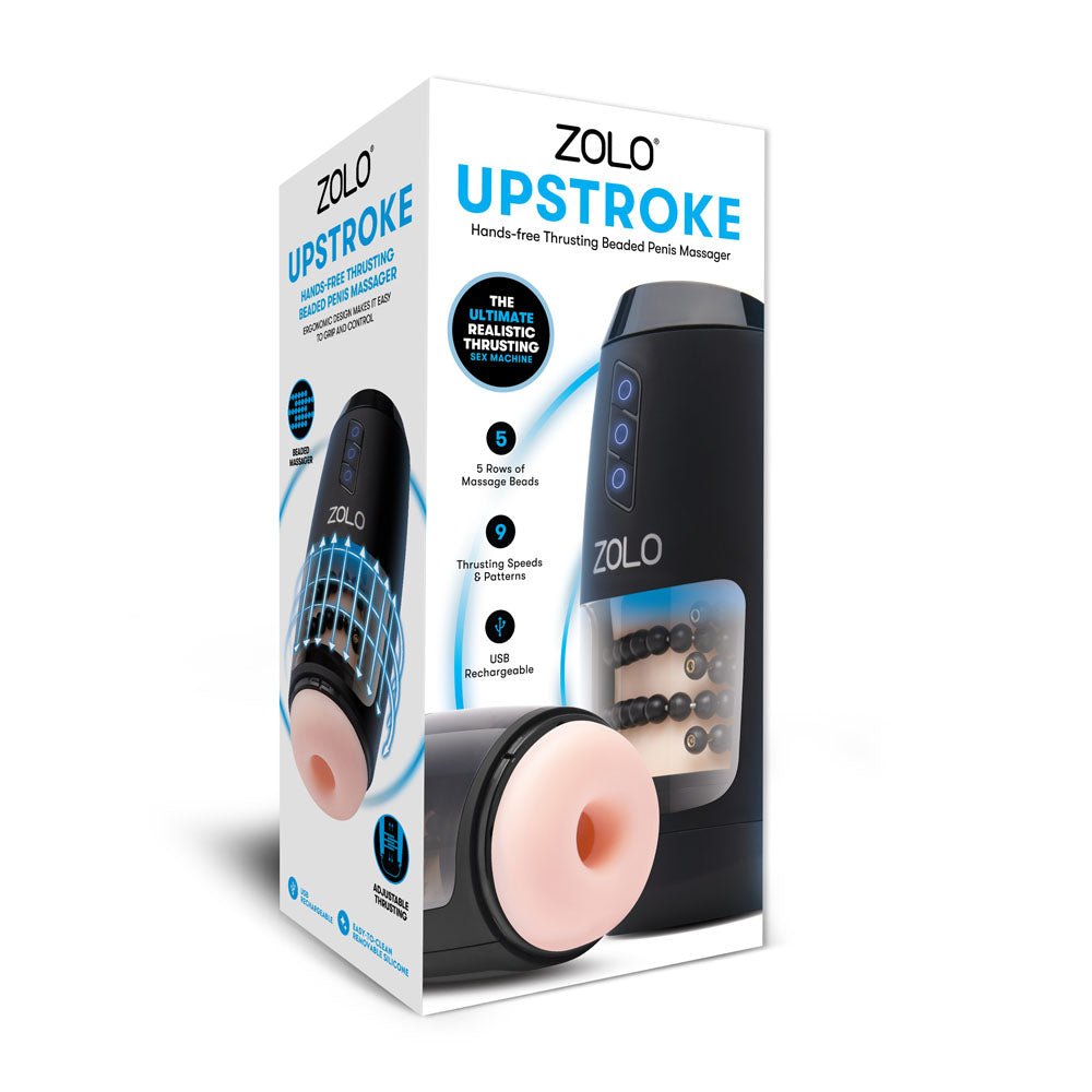 Buy Zolo Upstroke - Flesh USB Rechargeable Auto Thrusting Masturbator – Naughtyhut NZ sex toys online. Discreet delivery & top brands.